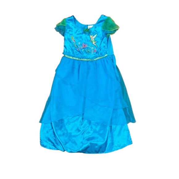 Disney Dress Up Costume Tinkerbell Green Size 4 - Picture 1 of 5